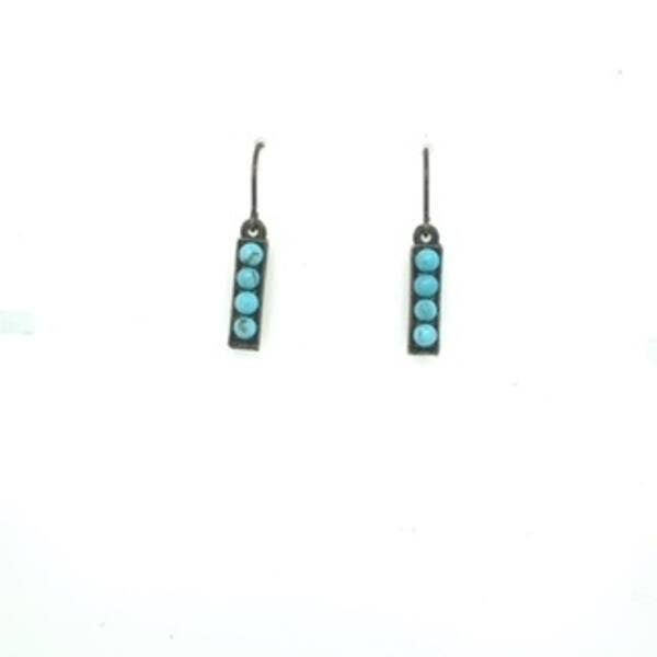 Small Rectangle Drop Earrings