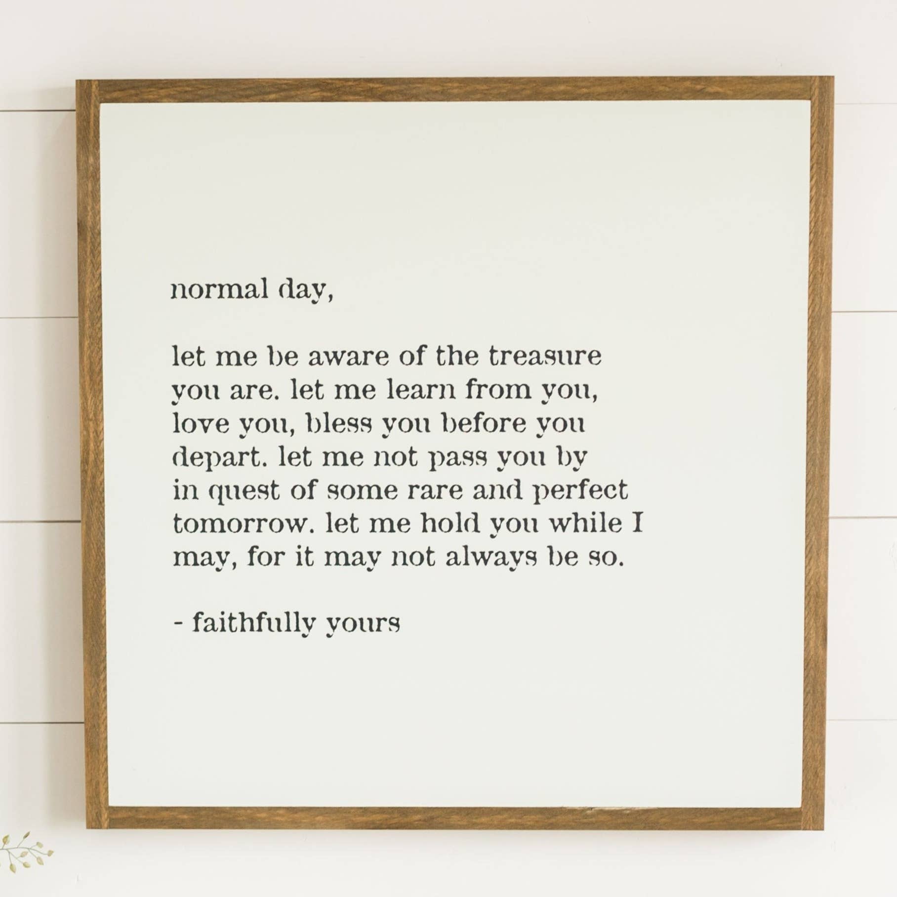 Normal Day Wall Art