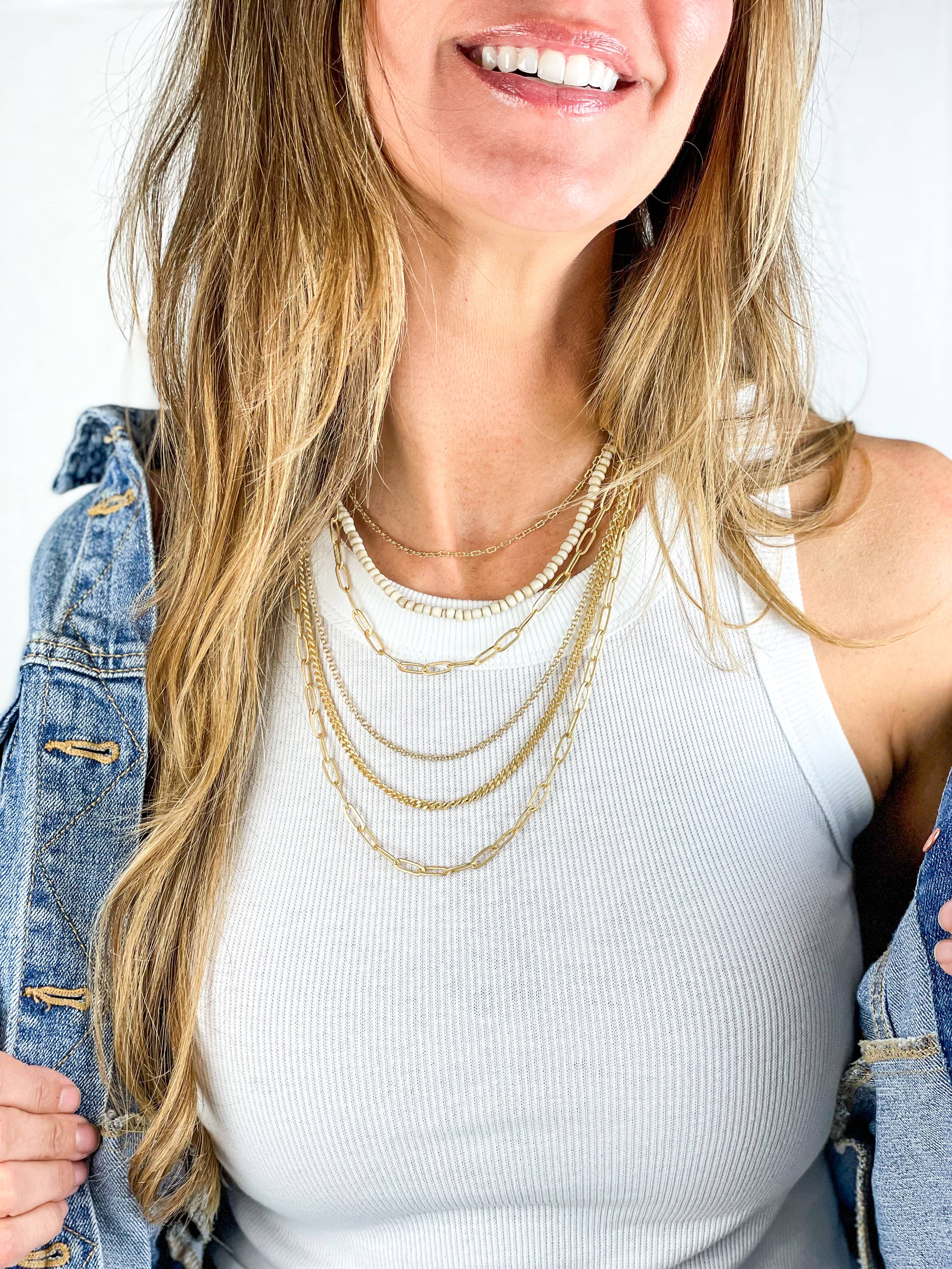 Slim Chain Classic | Short Gold