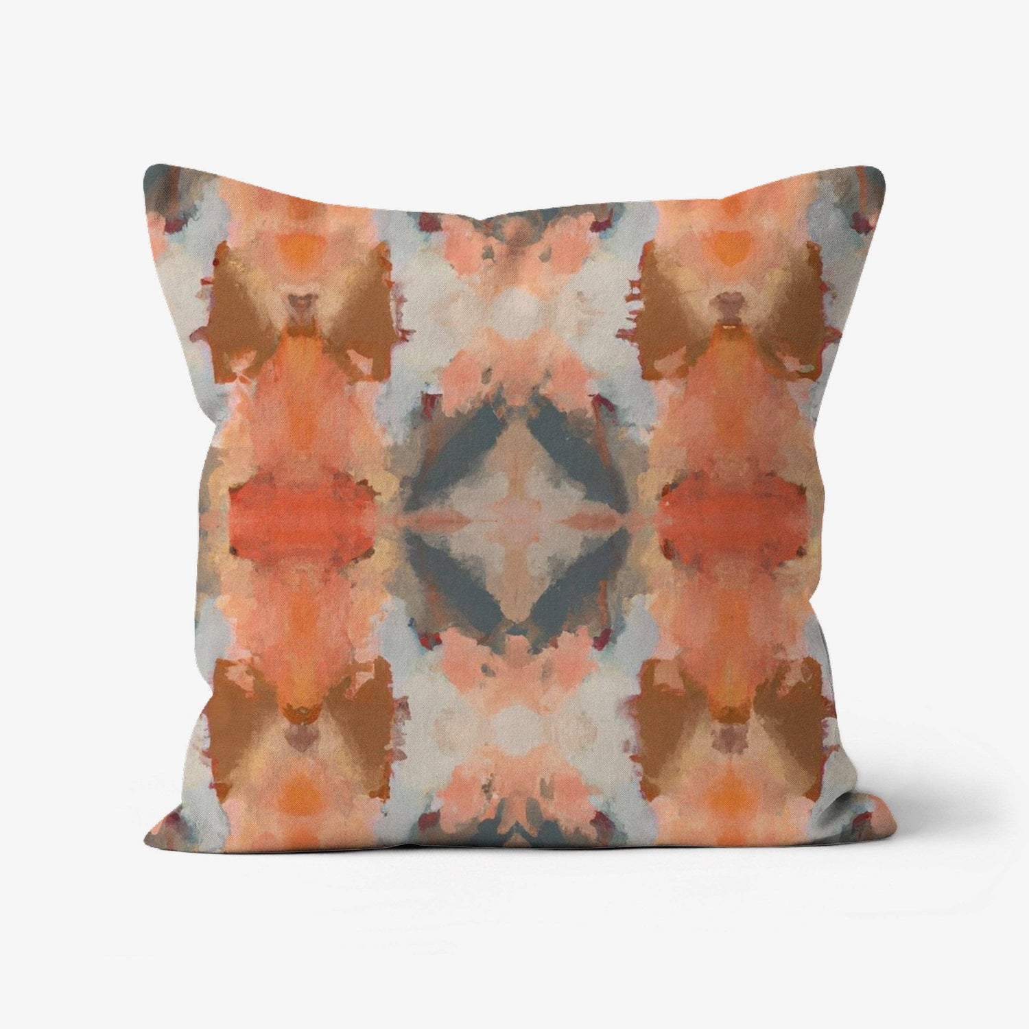 Abstract Modern Art Painted Throw Pillow