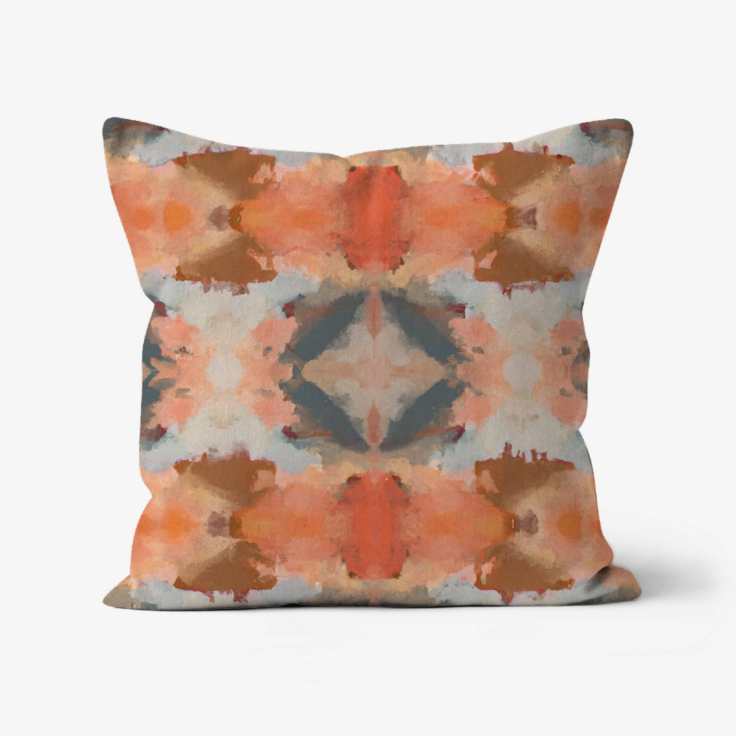Abstract Modern Art Painted Throw Pillow