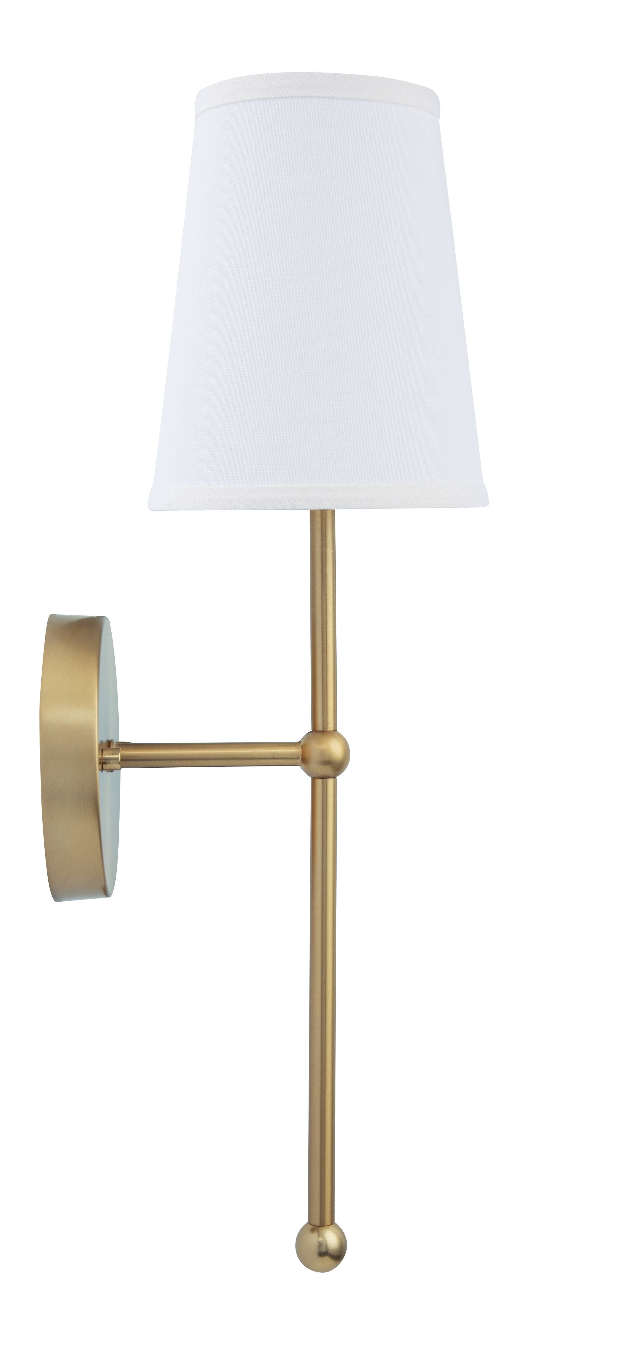 Finley Satin Gold Dimmable Wall Sconce