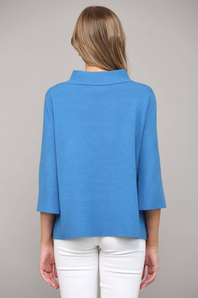 Effortless Mock Neck Sweater