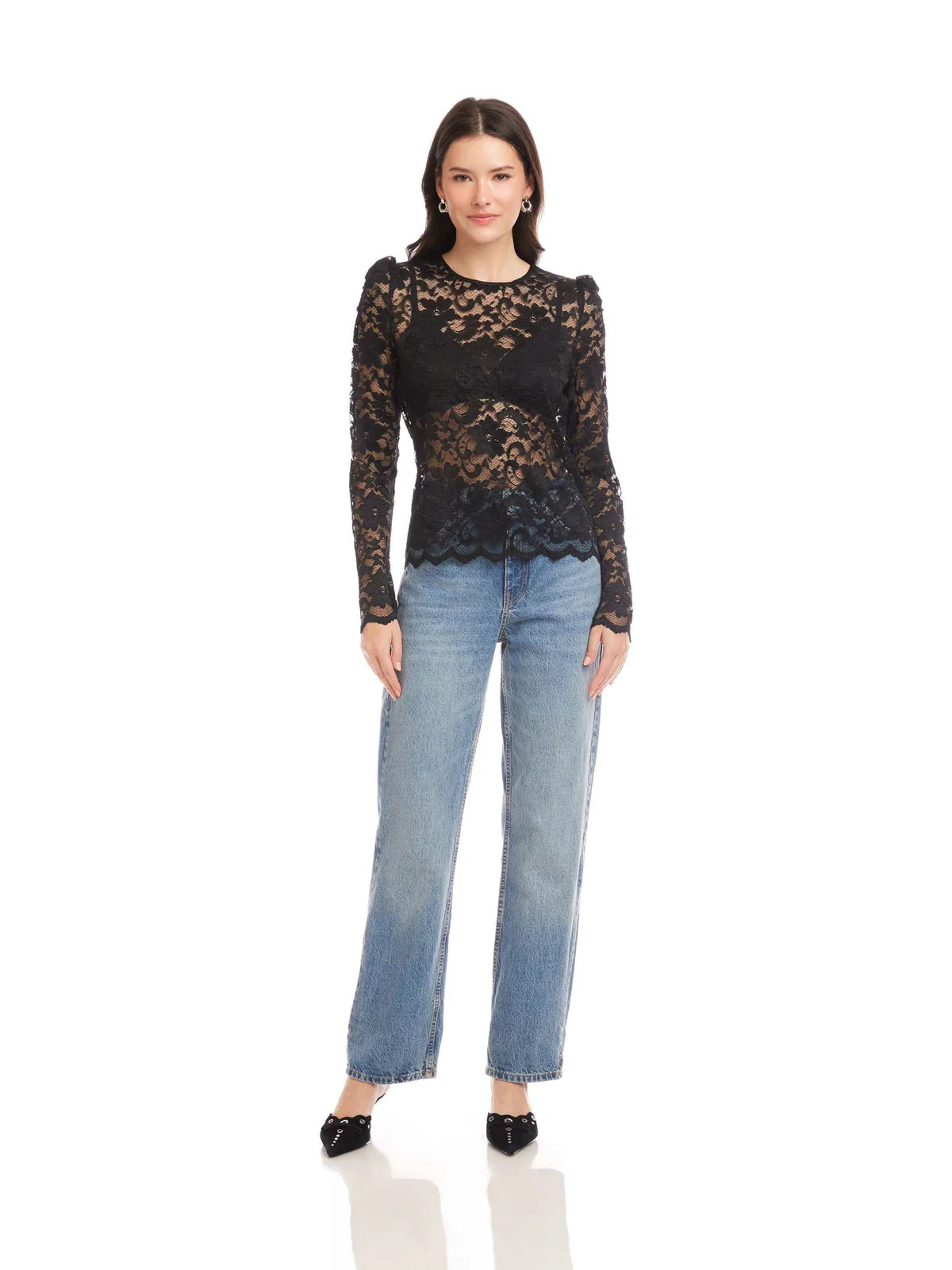 Fifteen Twenty Maylani Lace Top