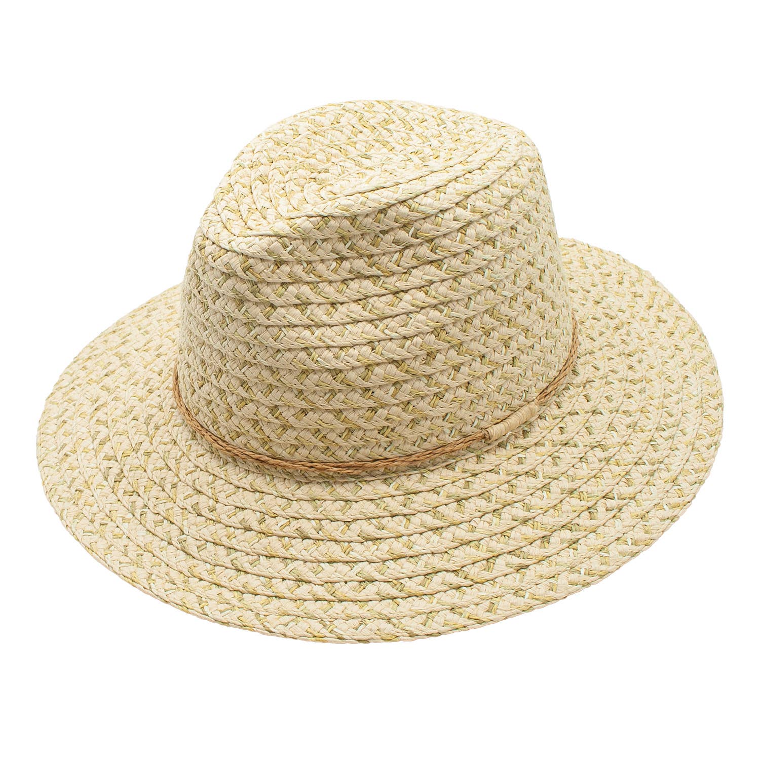 Straw Braided Band Natural Sun Hat