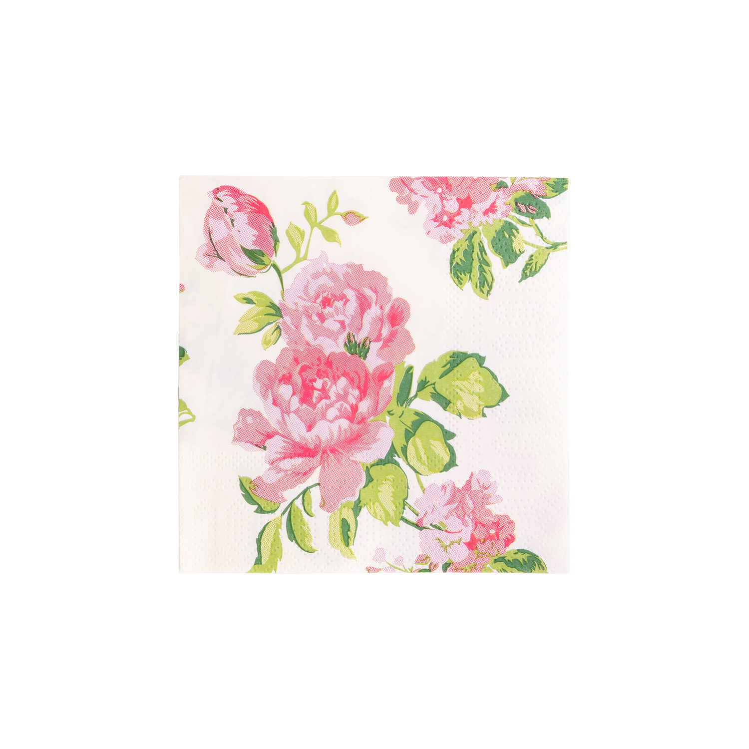 Pink Chintz Paper Cocktail Napkin