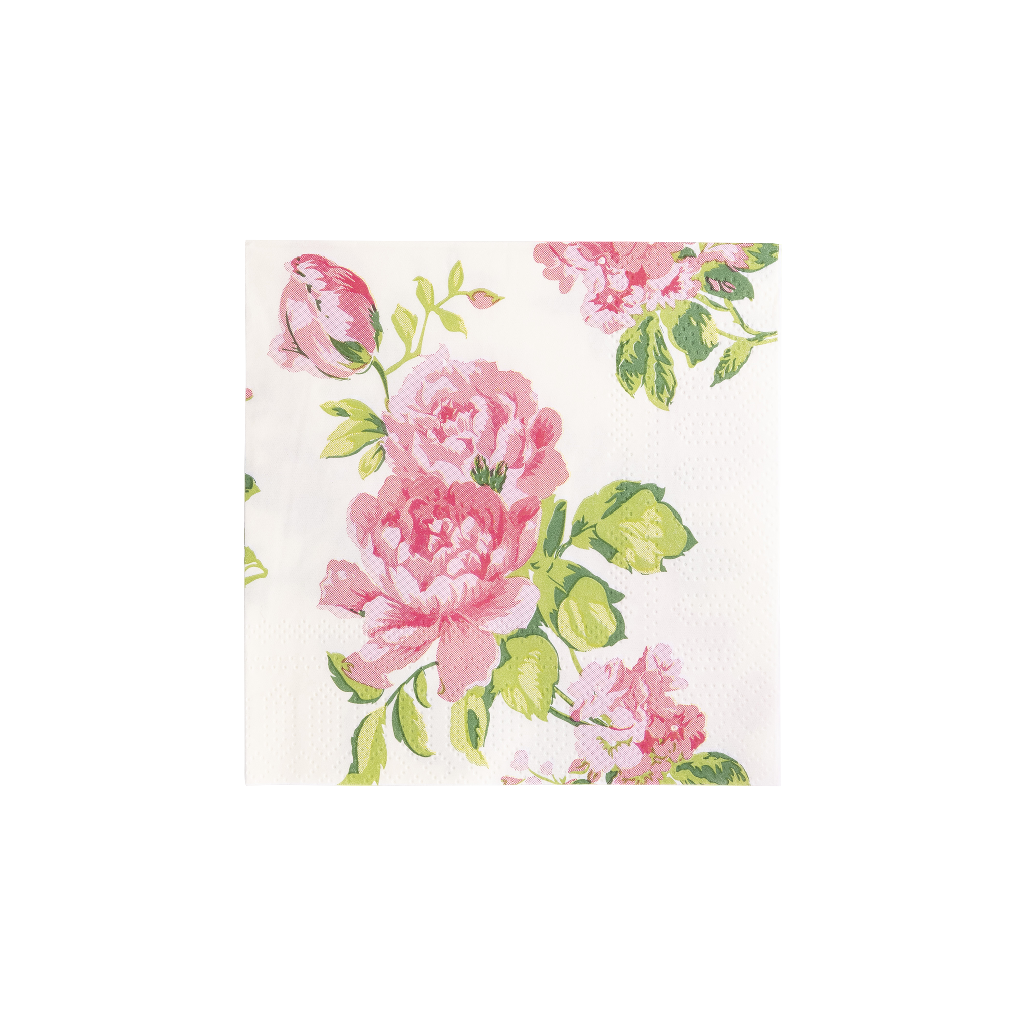 Pink Chintz Paper Cocktail Napkin