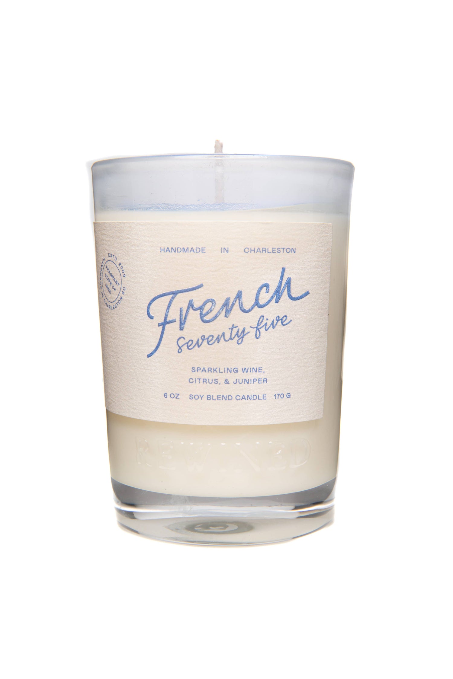 Rewined French 75 Candle 6 oz
