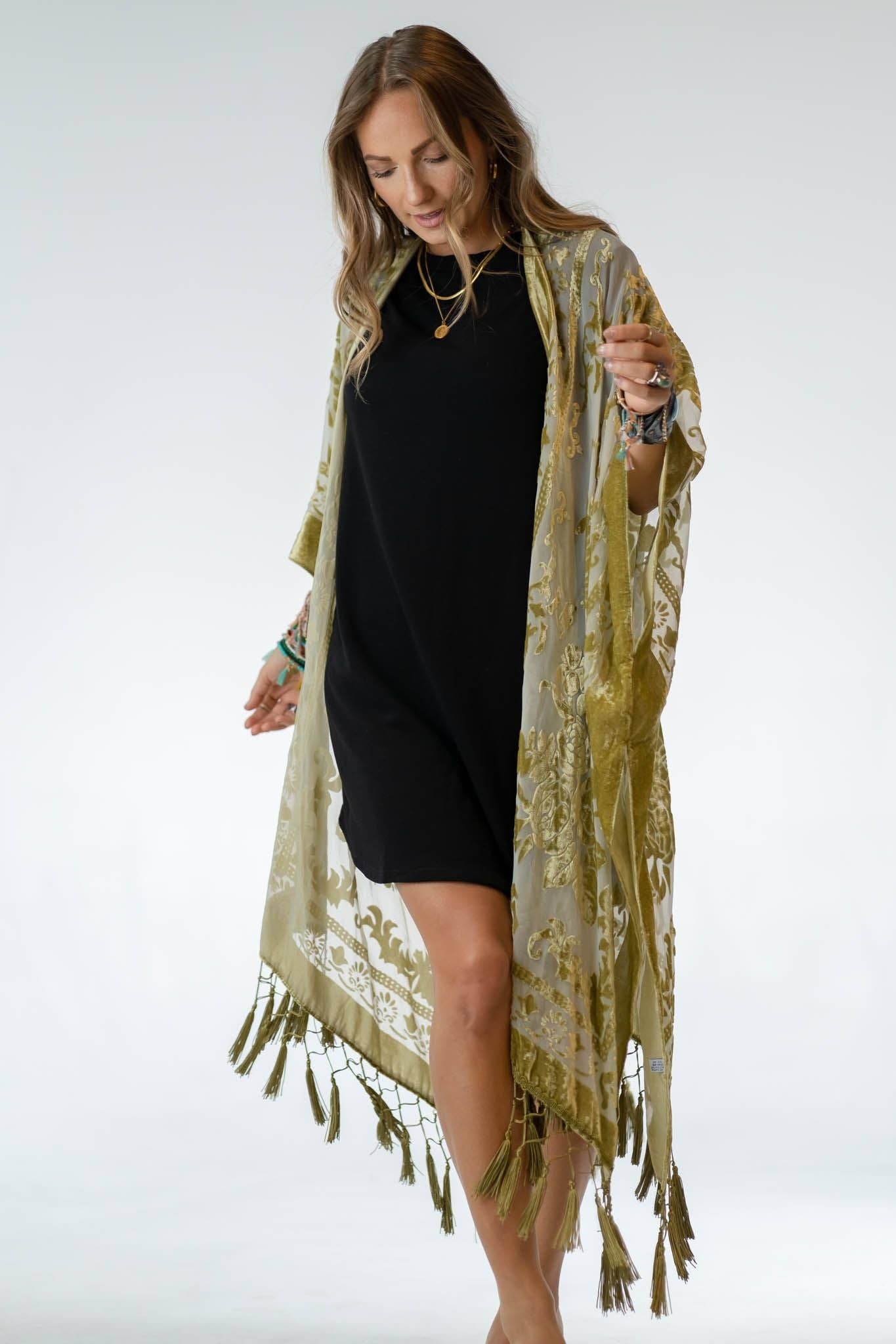 Chic Velvet Kimono