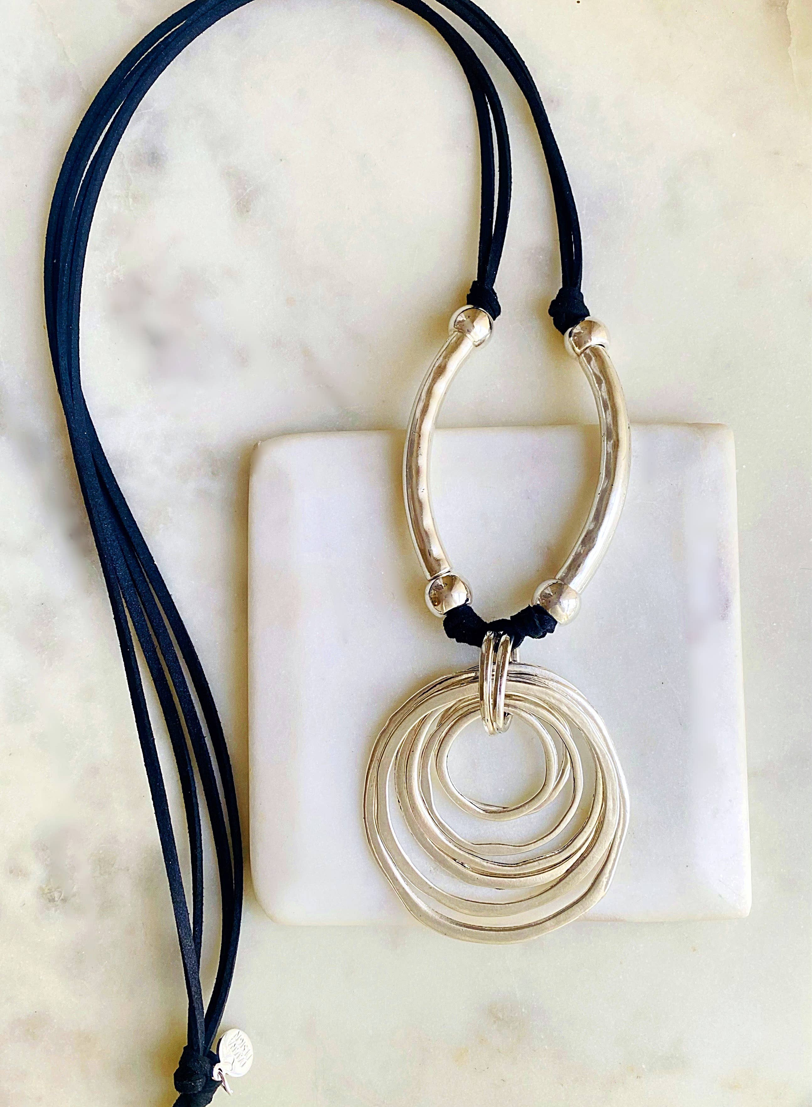 Trendy Black Vegan Necklace