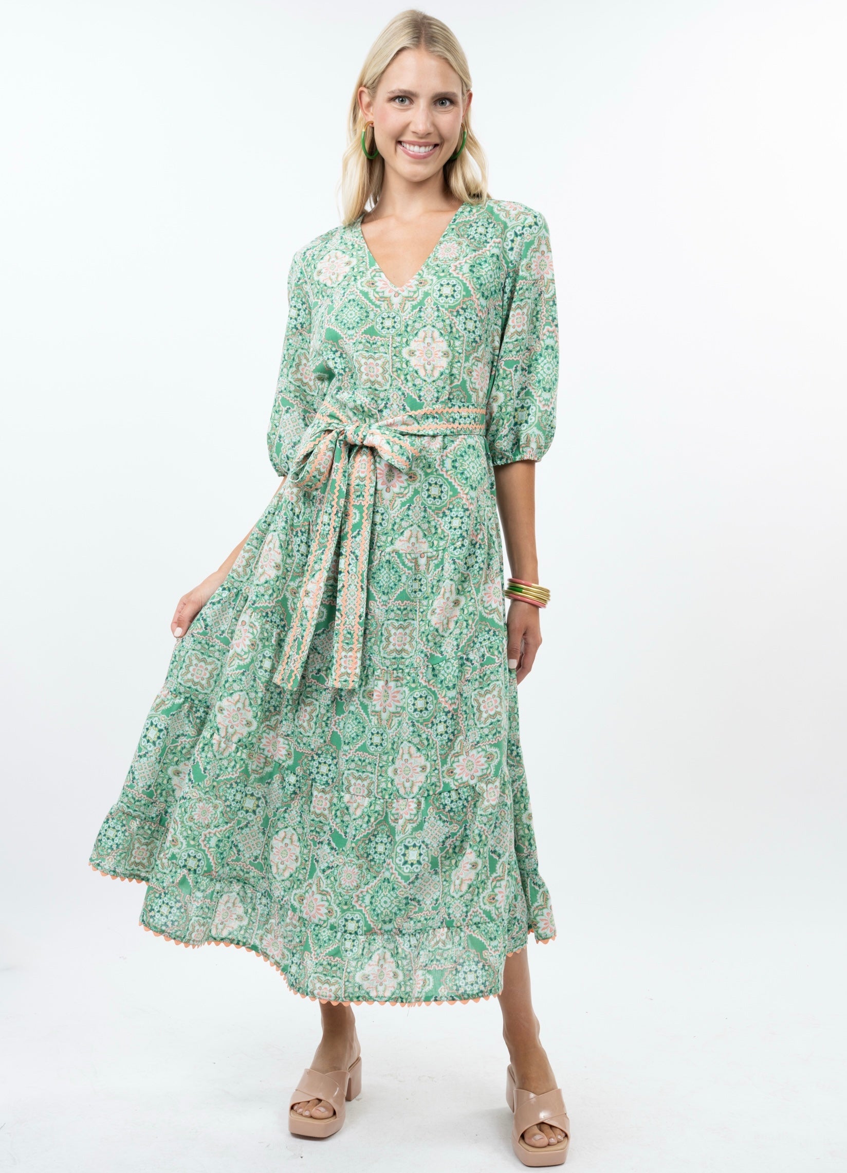 Uncle Frank Midi Tiered Dress