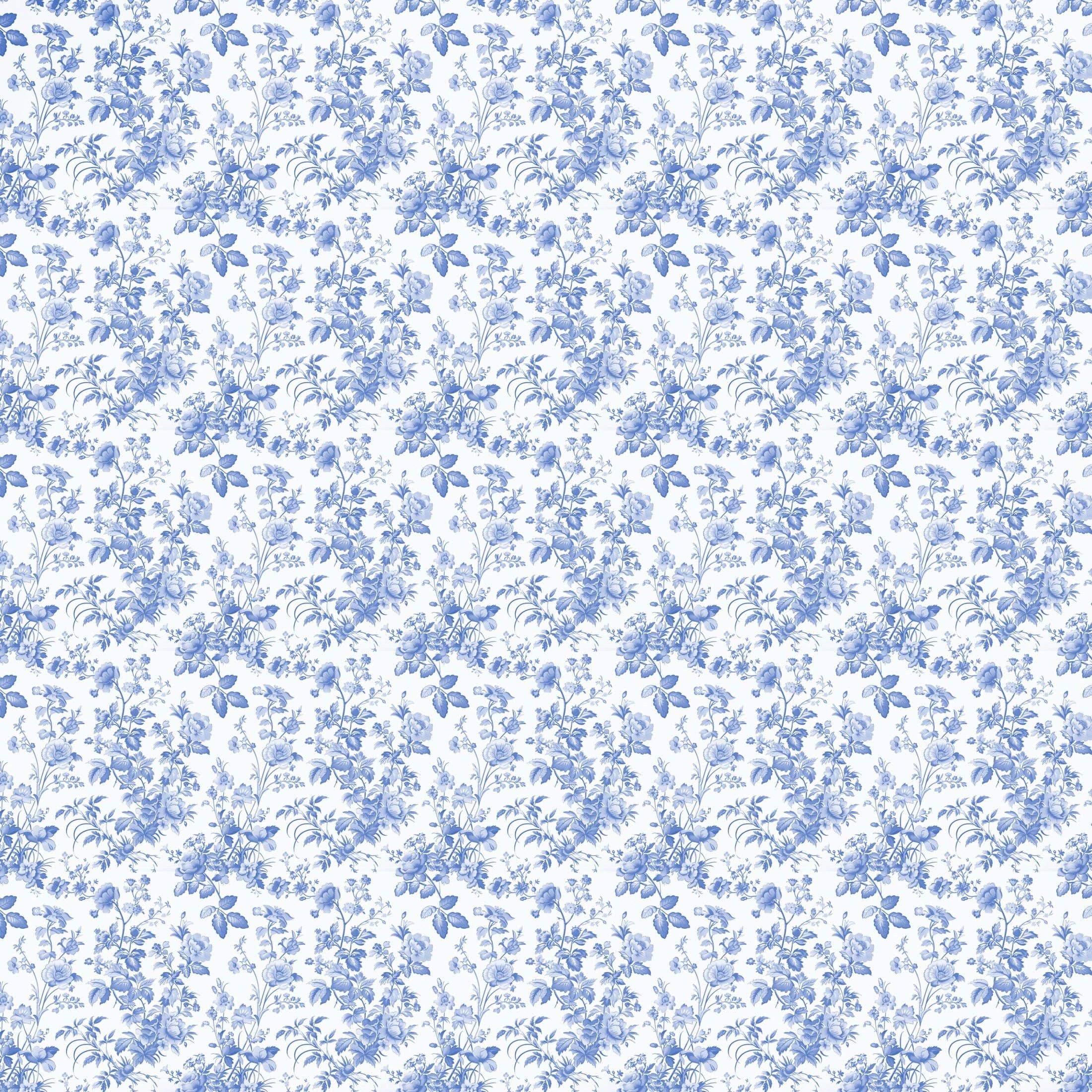 Grandmillenial Blue Floral - Prosecco Collection