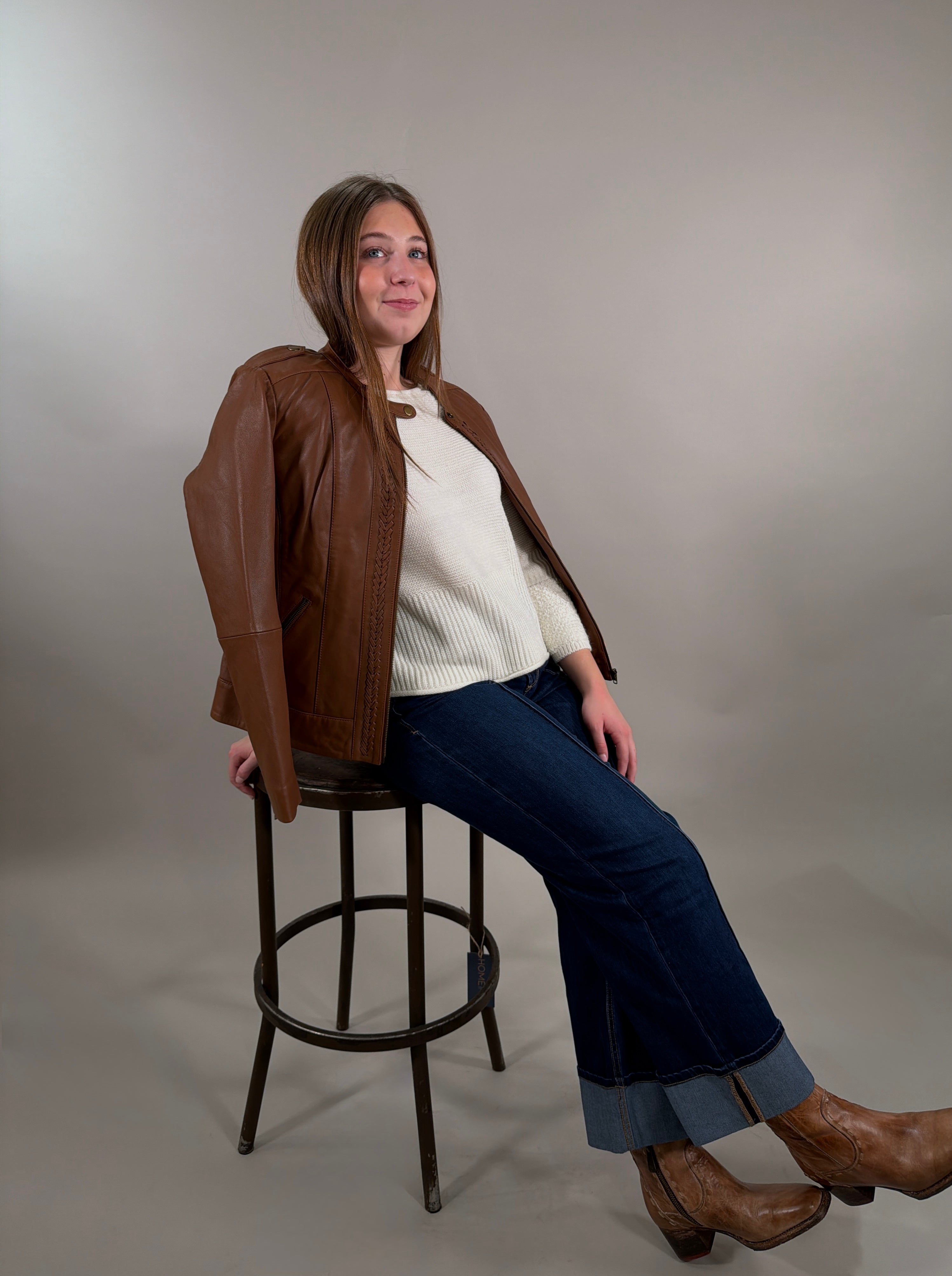 Textured Block Sweater