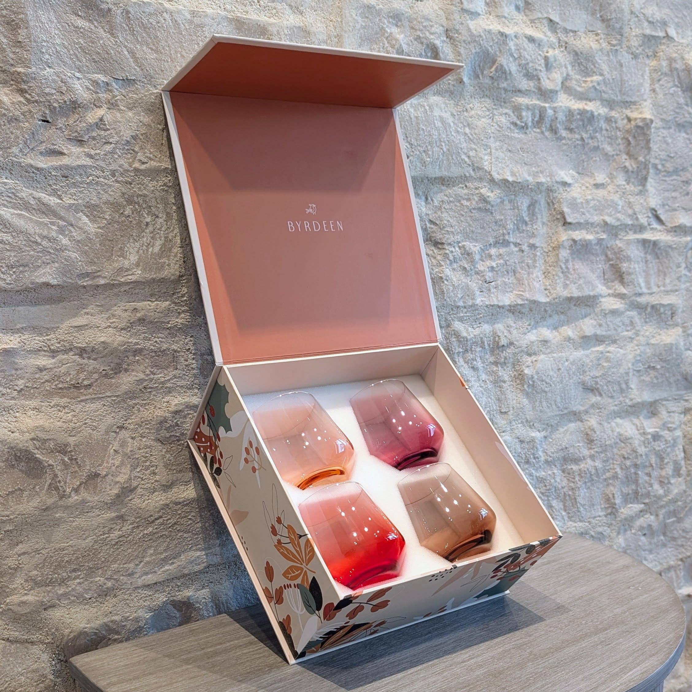 Autumn Stemless Glass Set