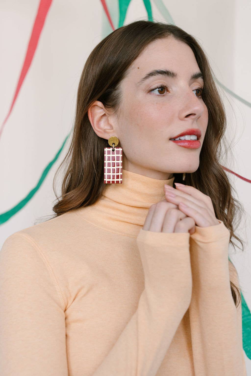 Red Dulce Cabana Earrings