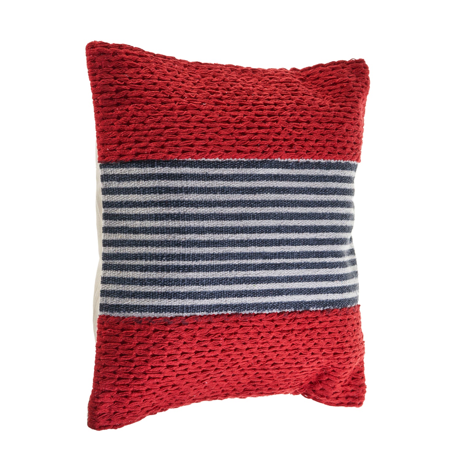 Nautical Striped Throw Pillow