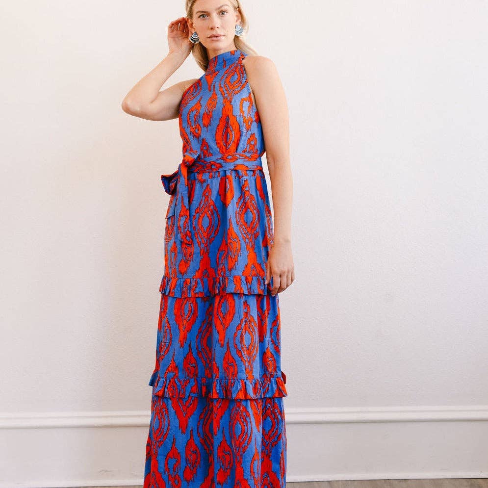 Zicatela Ikat Maiz Dress