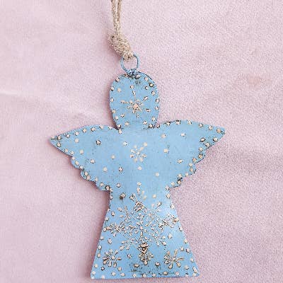 Small Blue Hanging Easter Angel