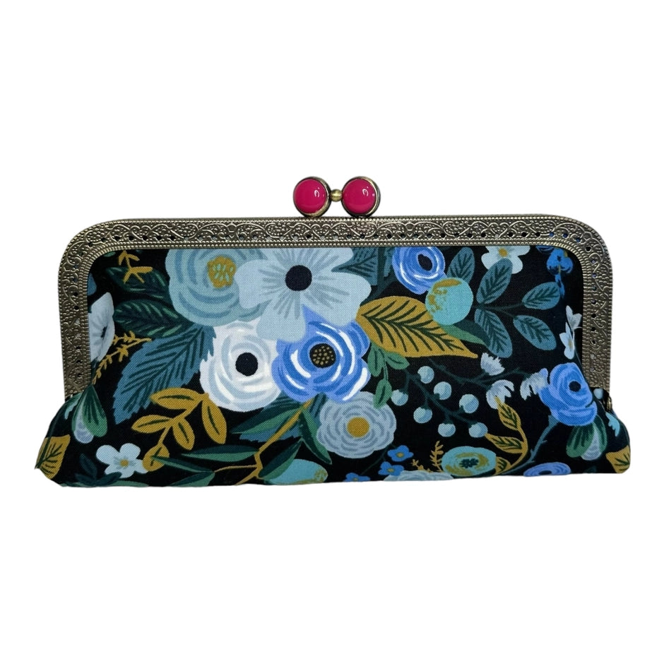 Garden Party Blue Cell Phone Clutch