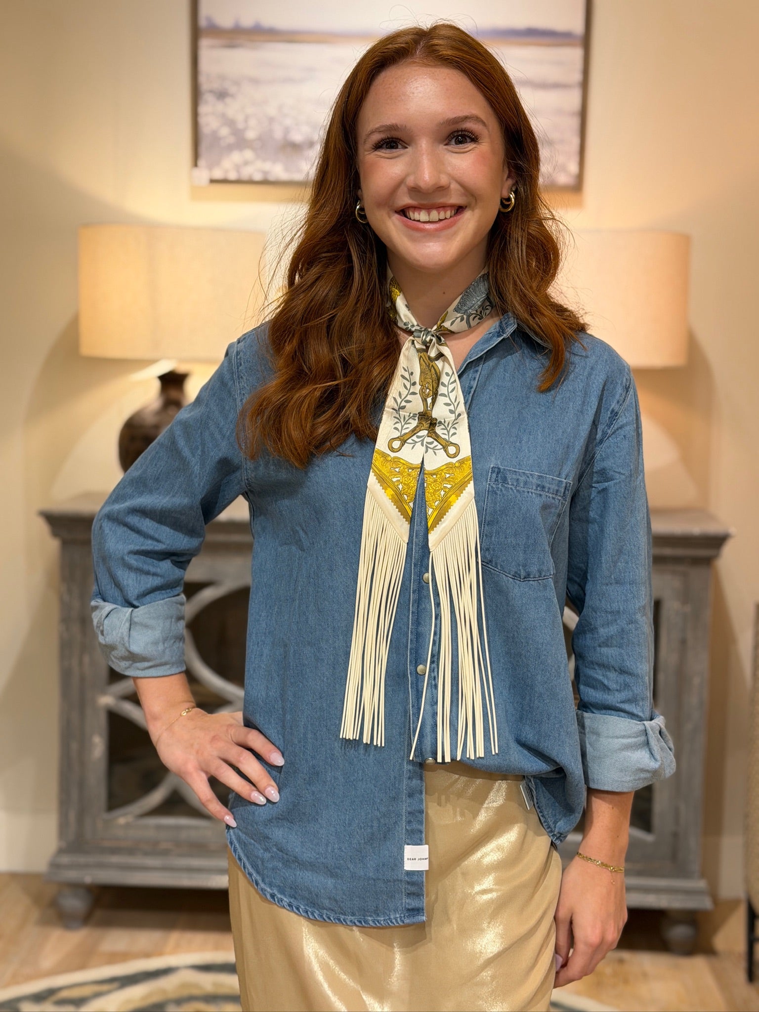 Denim Button Up Shirt | Dear John Galina
