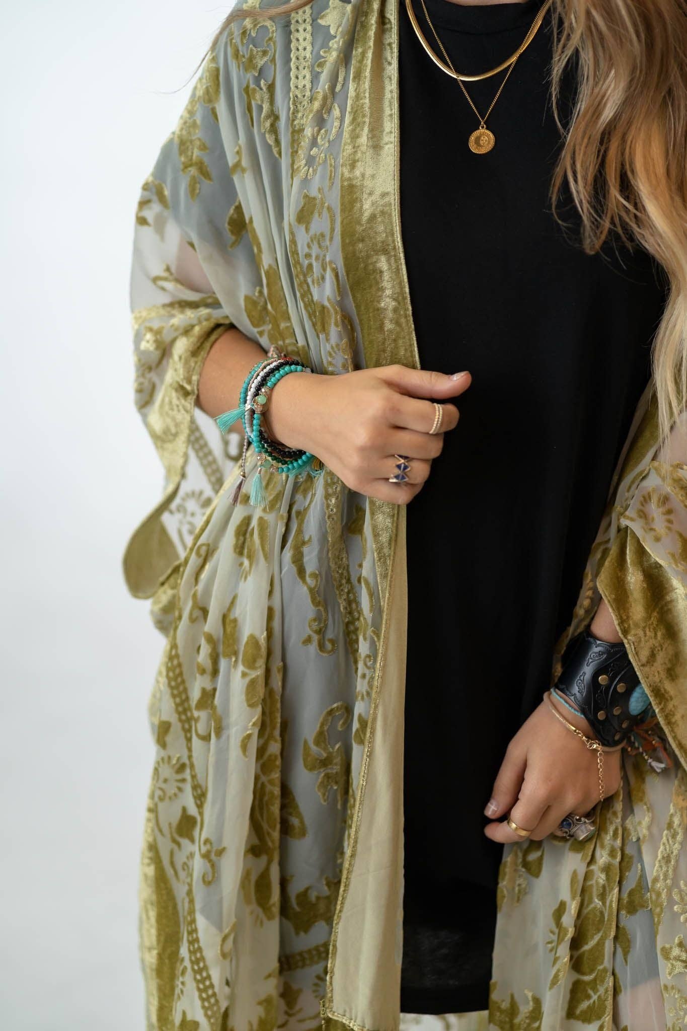 Chic Velvet Kimono