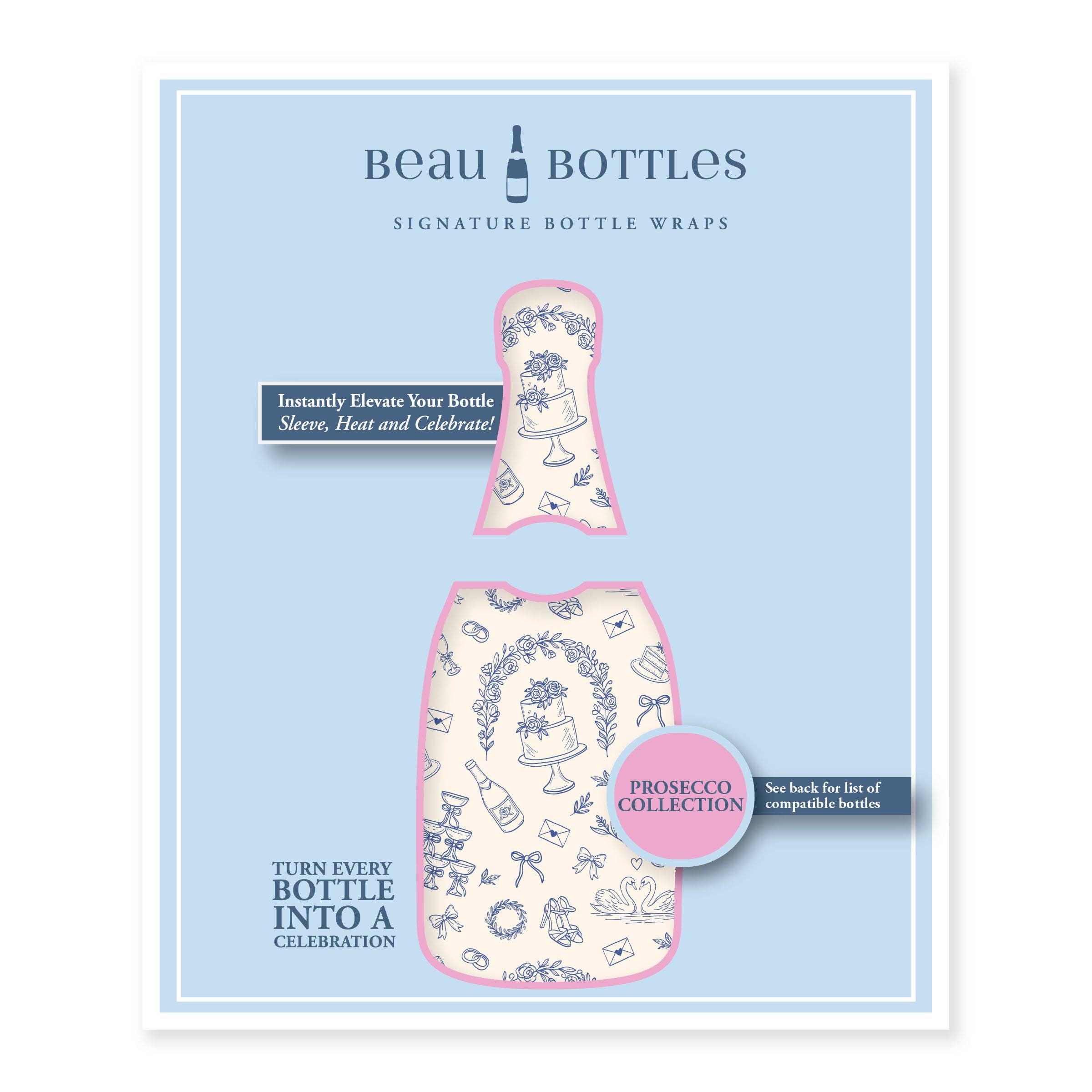 Blue Wedding Toile- Prosecco Collection