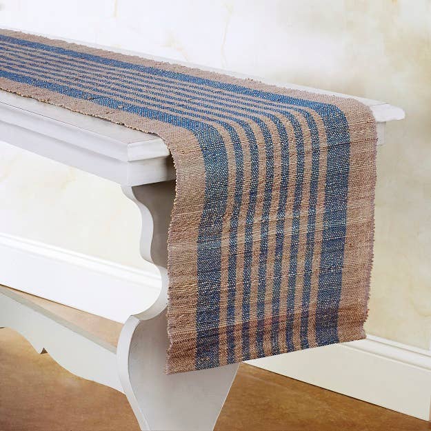Frosting Runner, Handwoven Banana Fiber