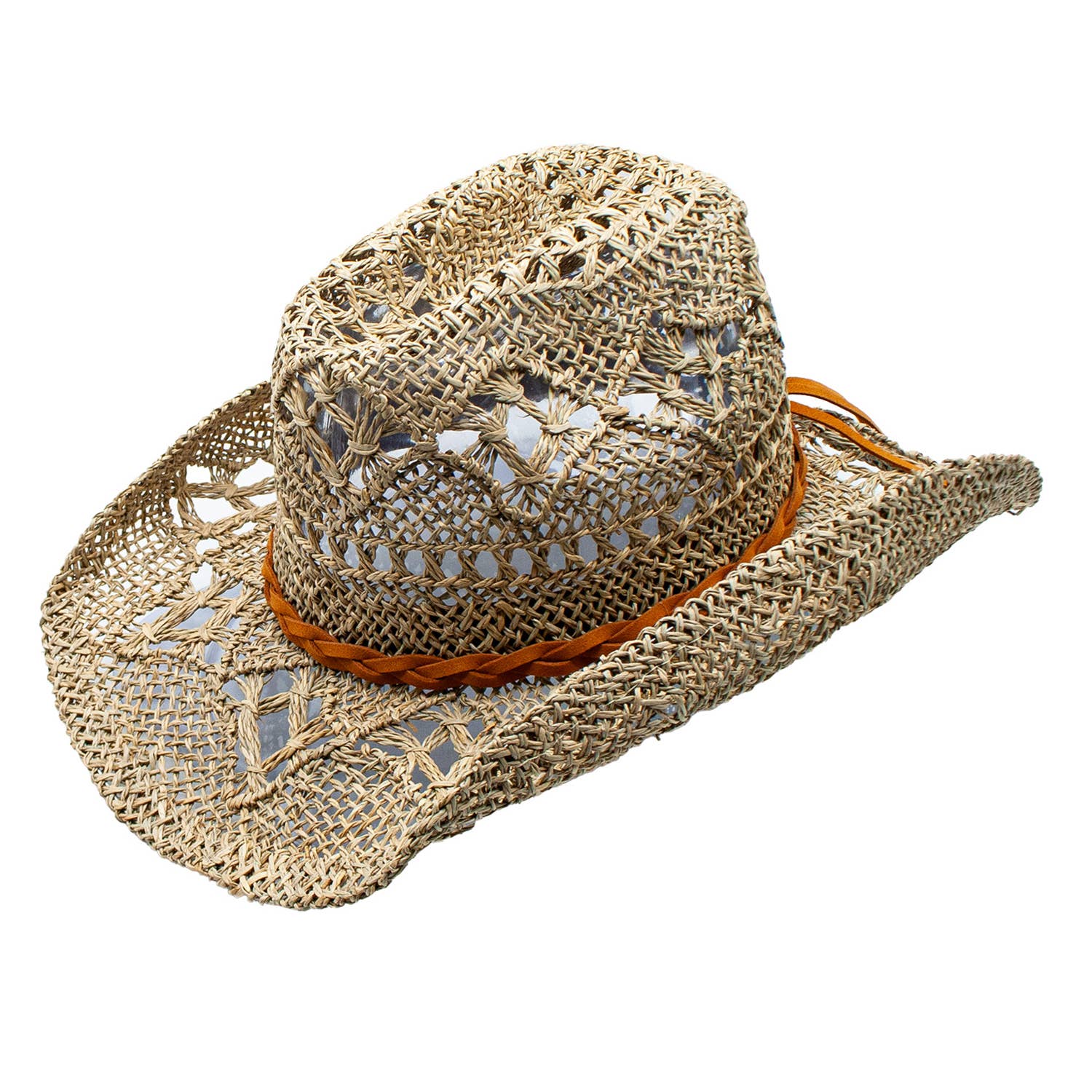 Braided Band Beach Cowboy Hat