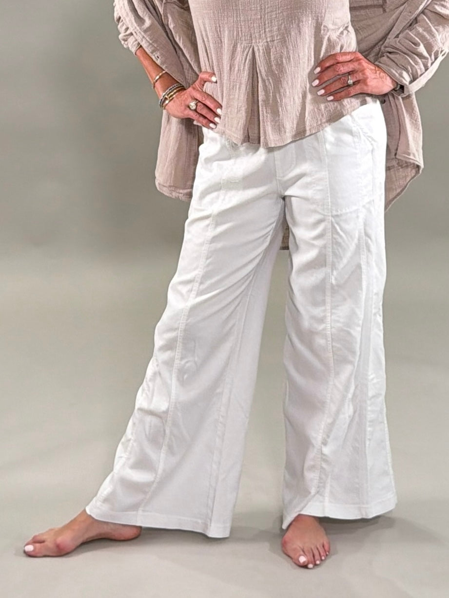 Relaxed Wide Leg Pant