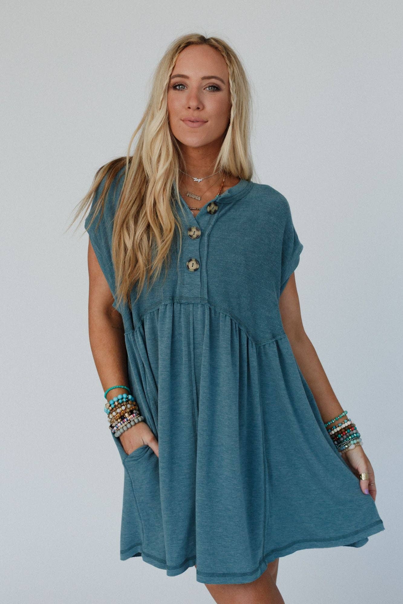 Boho-Western Baby Doll Dress