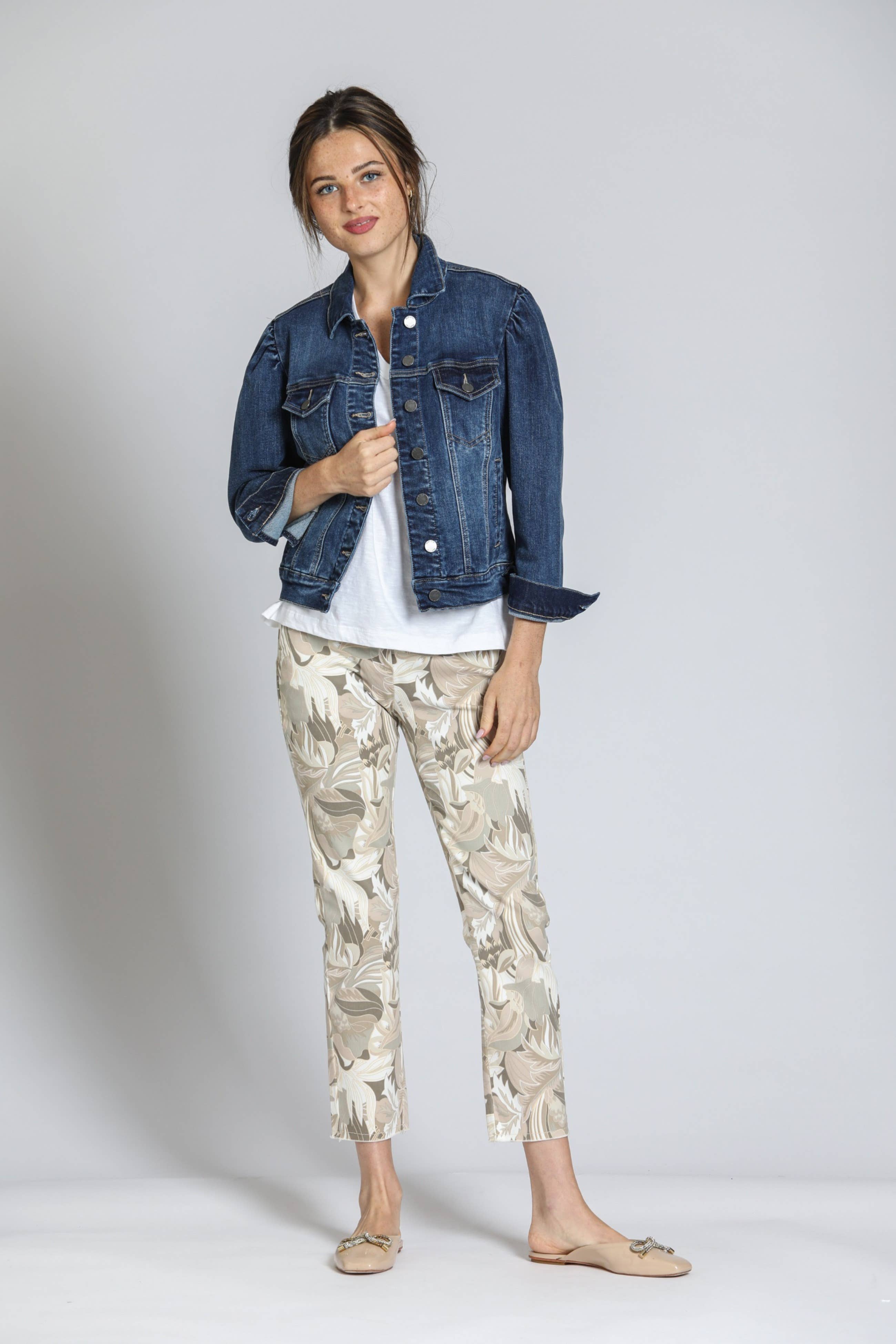 Puff Sleeve Jean Jacket