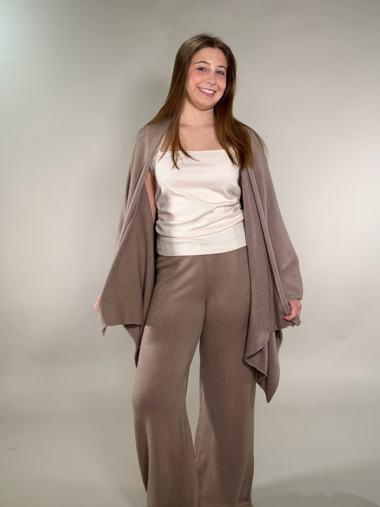 Italian Viscose Knit Flared Pant