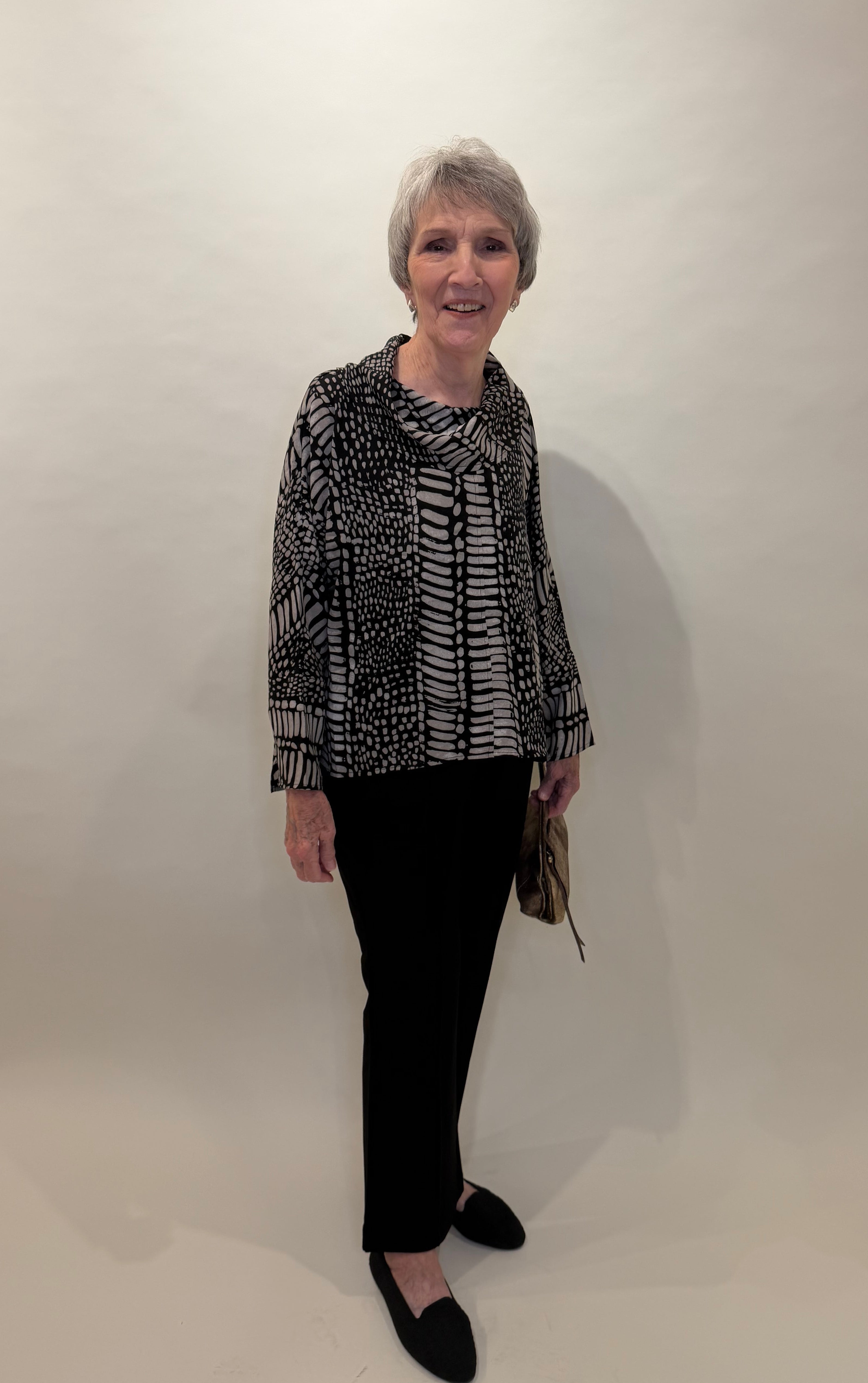 Crepe Stones New City Cowl Pullover