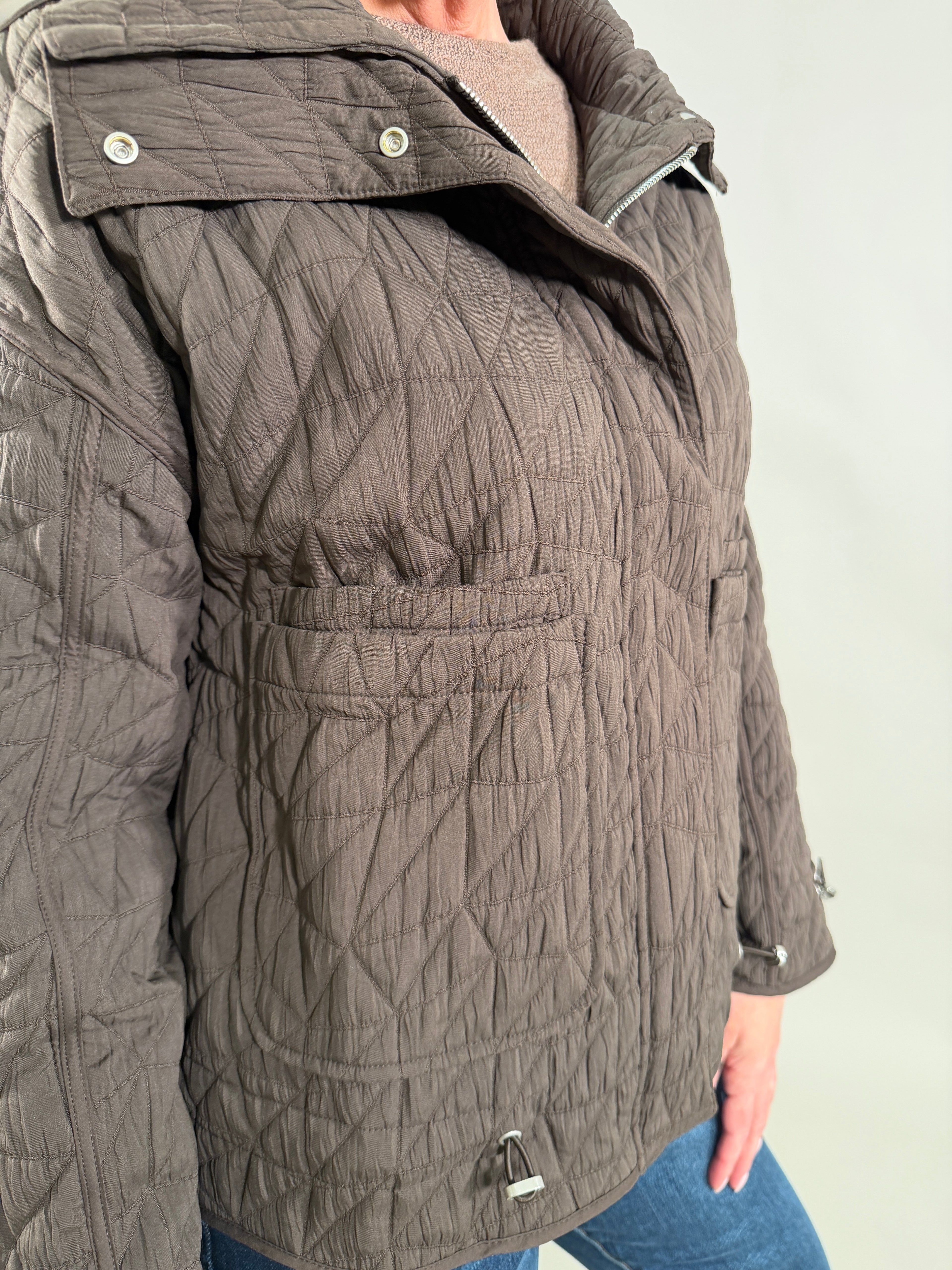 Modern Quilted Barn Jacket