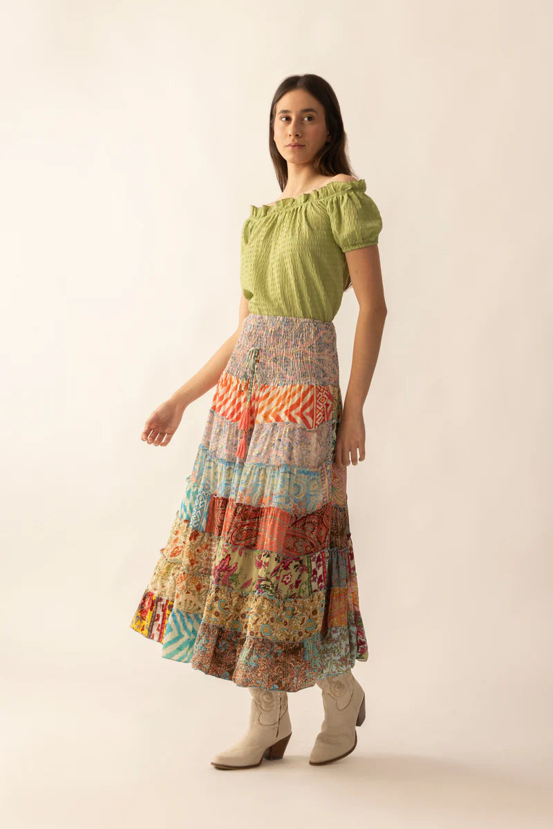 Patchwork Multicolor Skirt/Dress