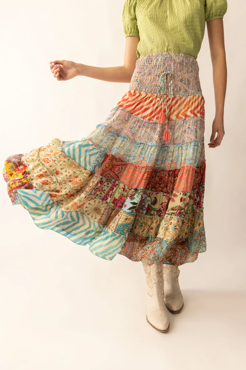 Patchwork Multicolor Skirt/Dress