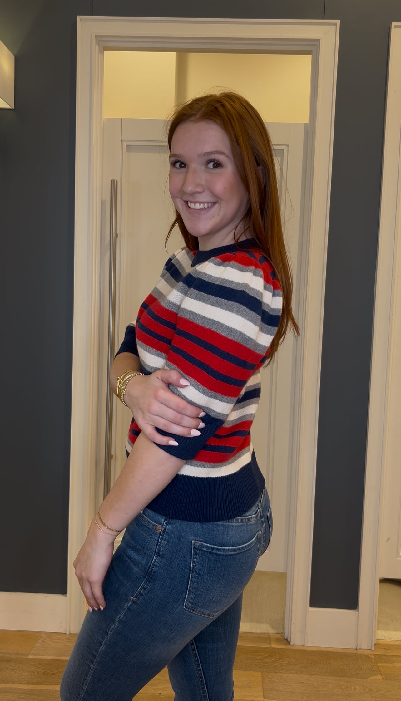 Magnolia Stripe Knit Sweater