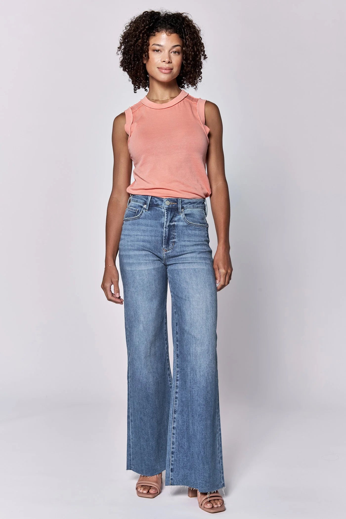 Relaxed Flare with Cut-Off Hem | Fiona