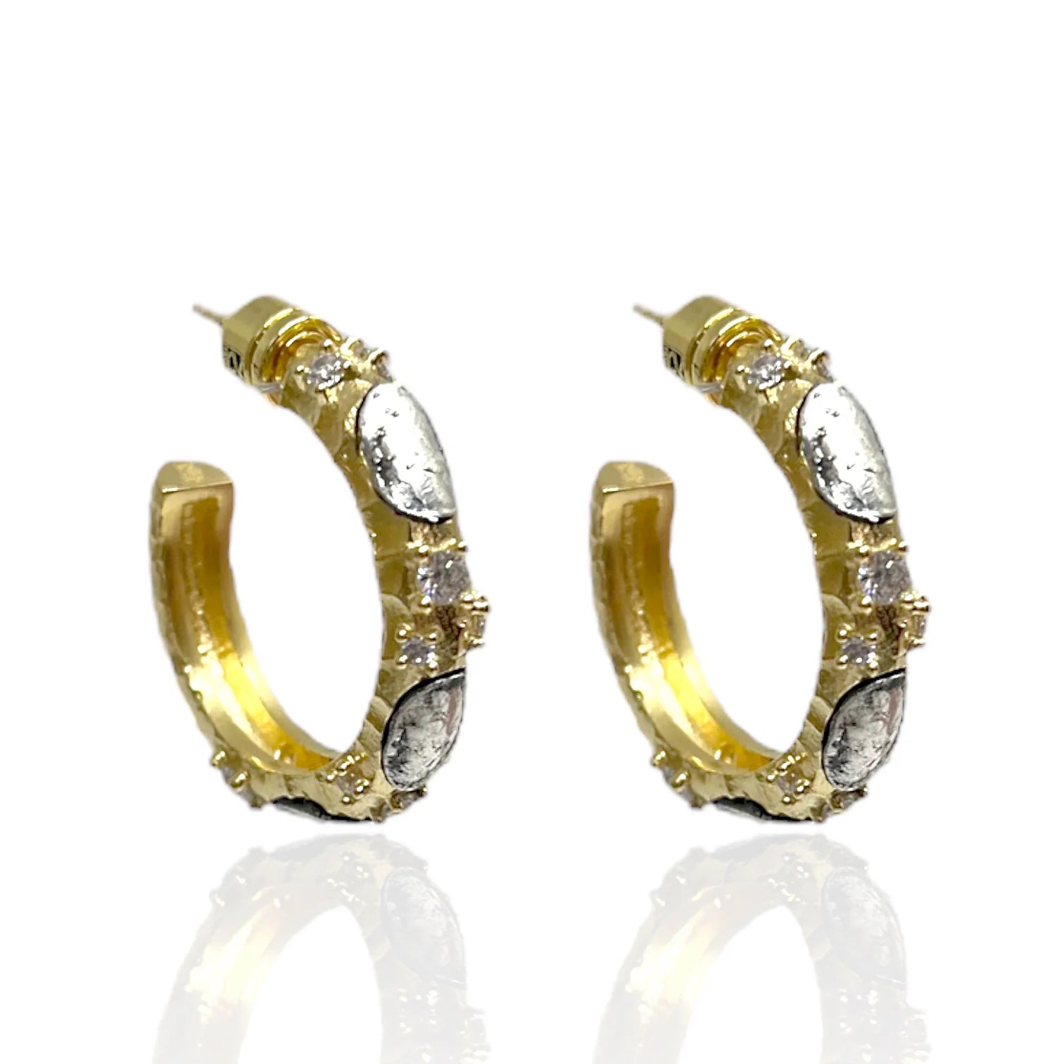 Gold Alma Hoops