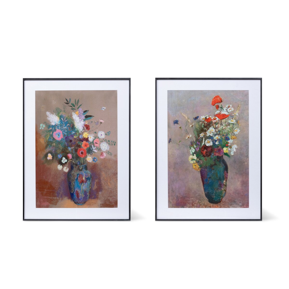 Gathered Wildflower Framed Prints, 2 Assorted Styles