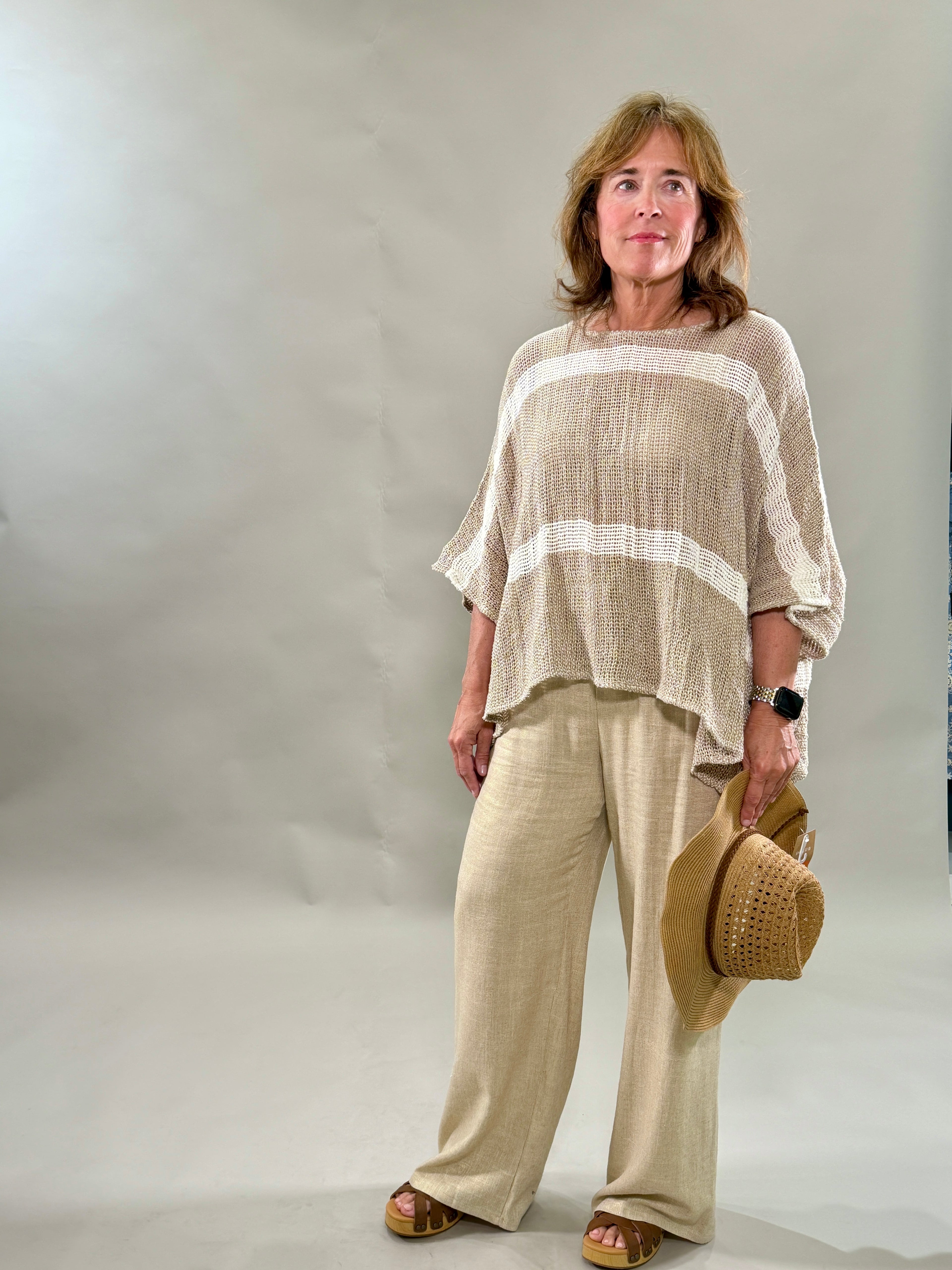 Sunny Days Linen-Blend Top