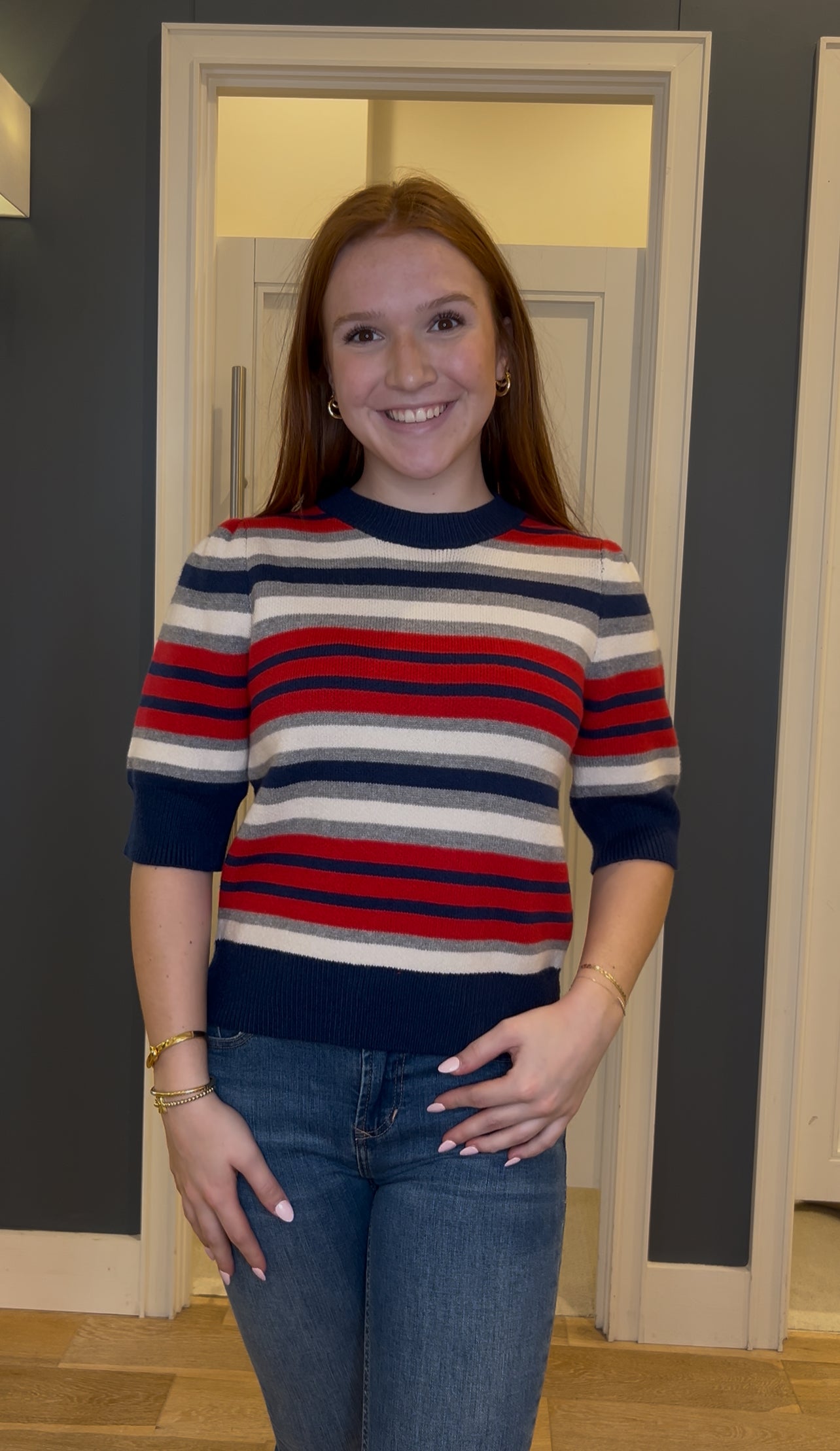 Magnolia Stripe Knit Sweater