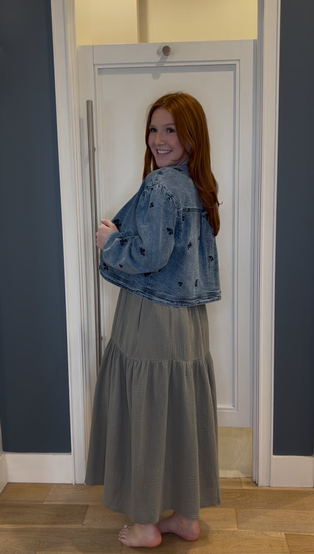 The Go-To Gauze Midi Dress