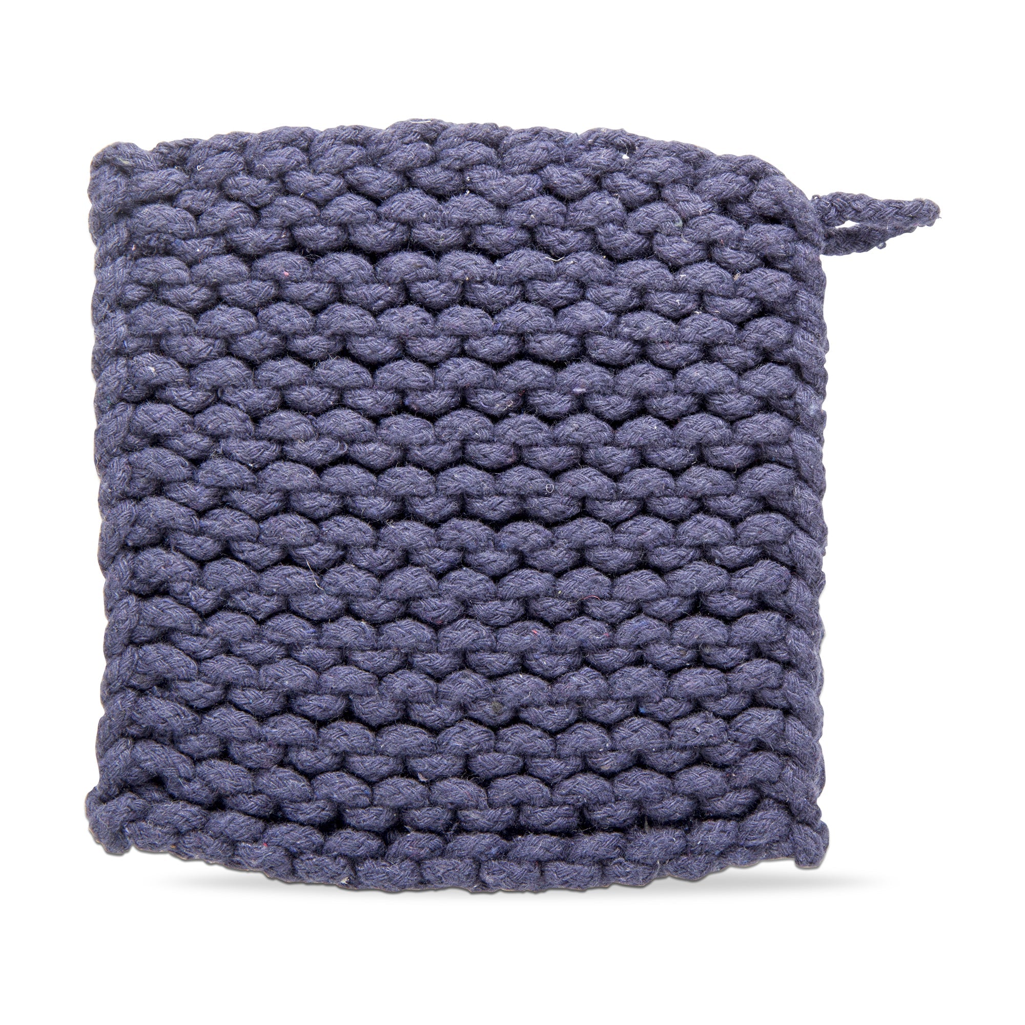 Navy Crochet Trivet