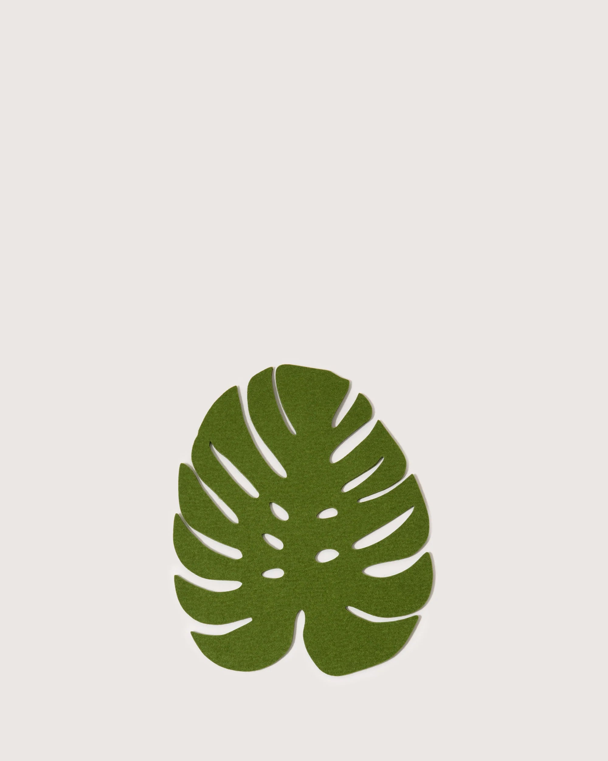 Merino Wool Monstera Trivet