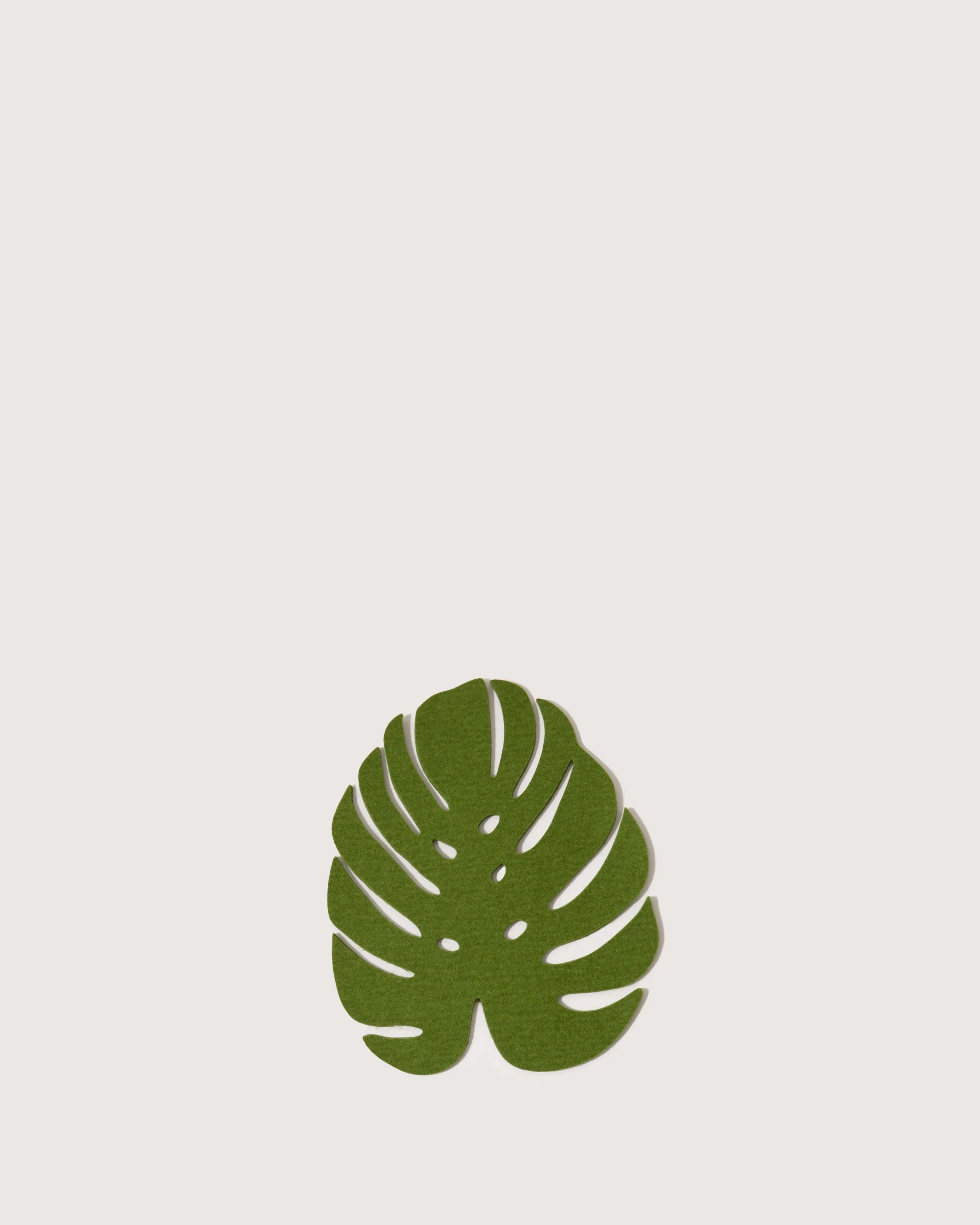 Merino Wool Monstera Trivet