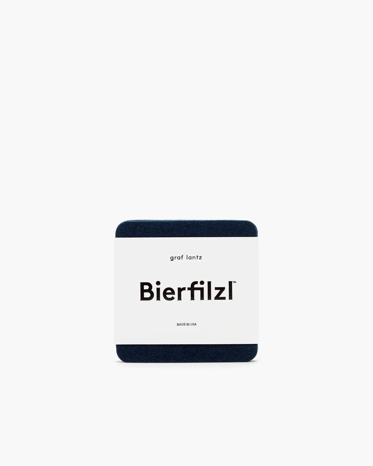 Bierfilzl Merino Wool Square Coaster Solid 4 Pack