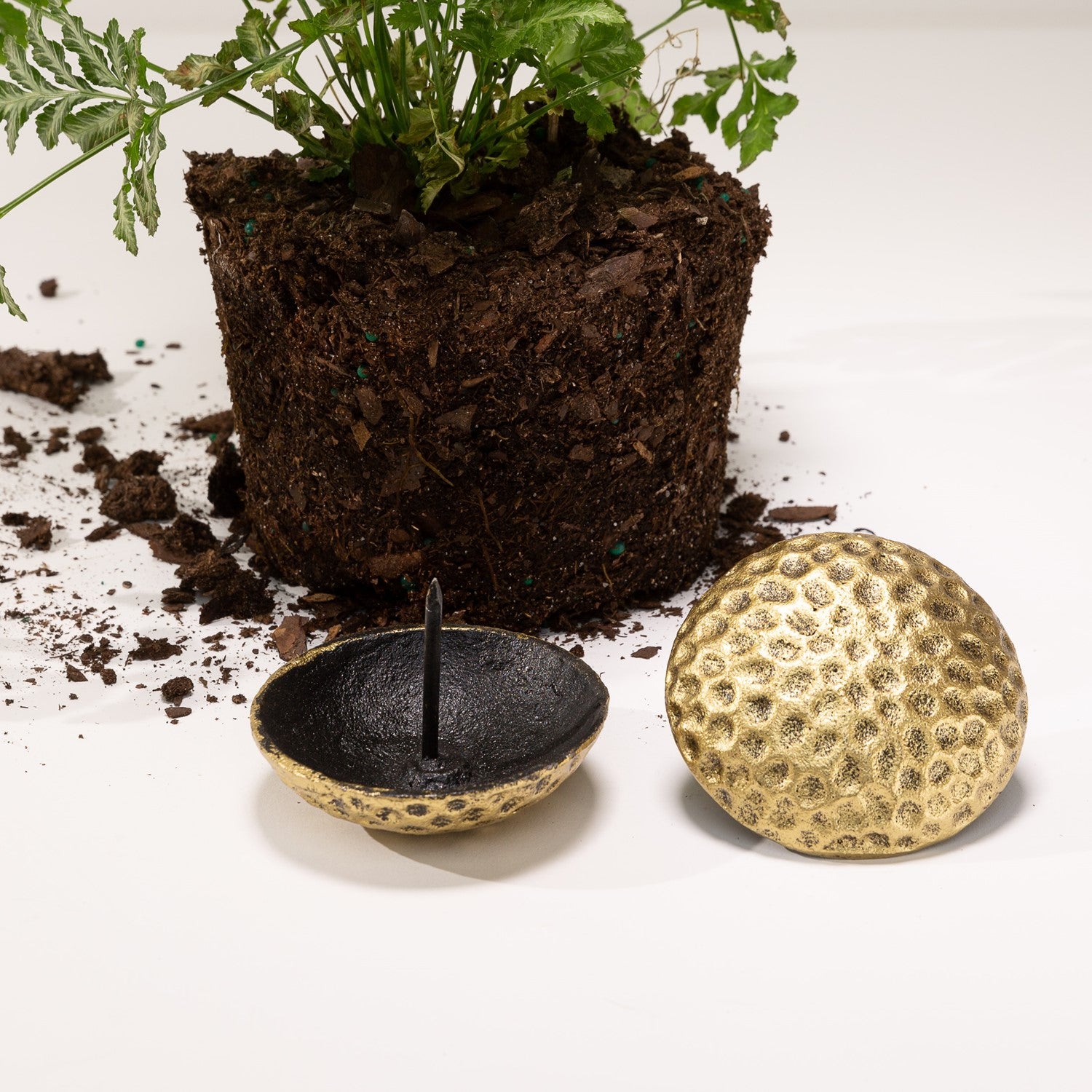 3" Hammered Iron Tack Hanger