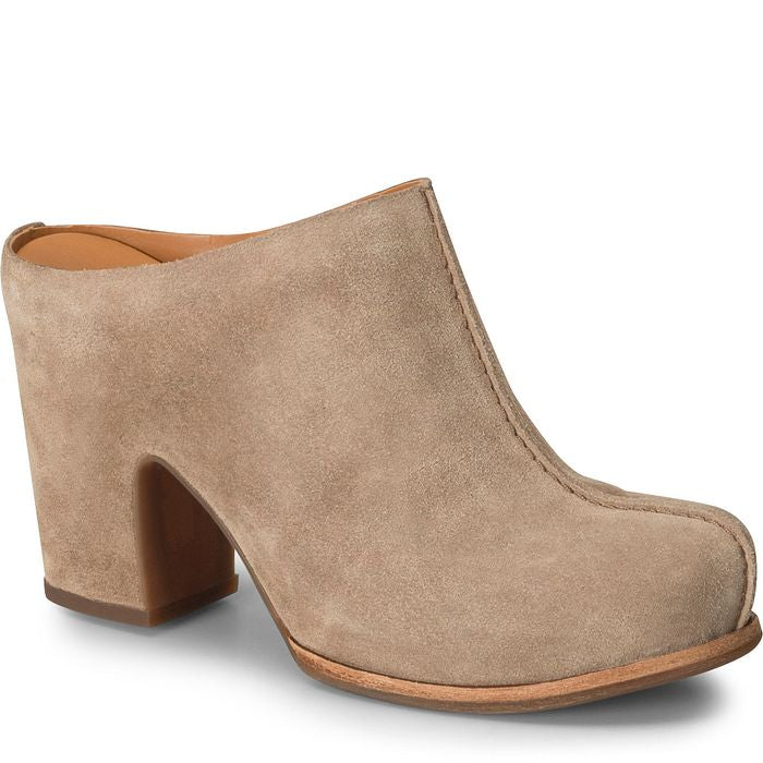 Taupe Suede Mule