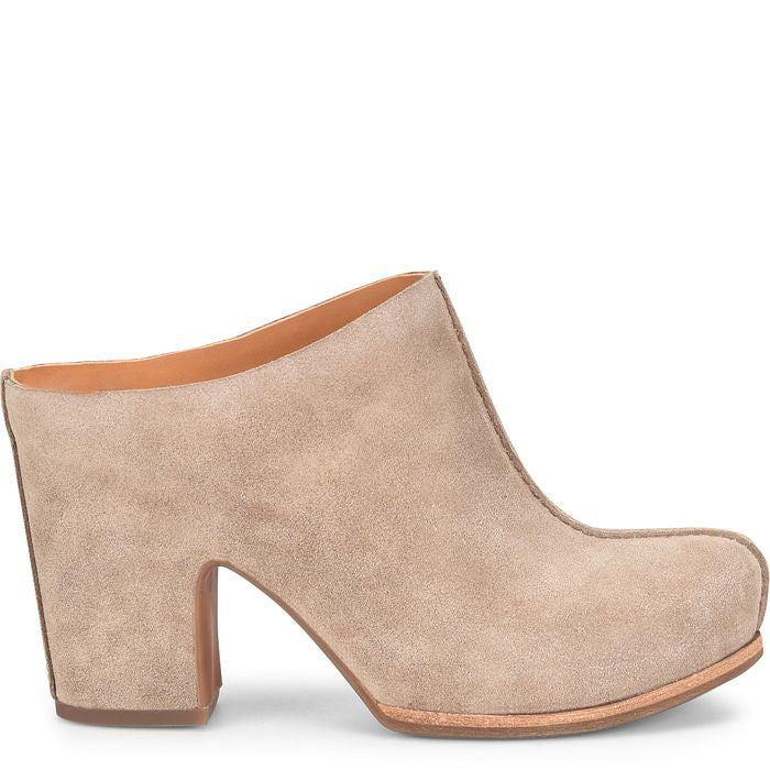 Taupe Suede Mule